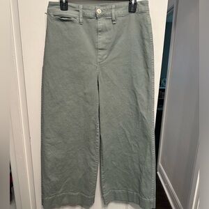 Madewell Emmett Wide Leg Crop Pant Size 29